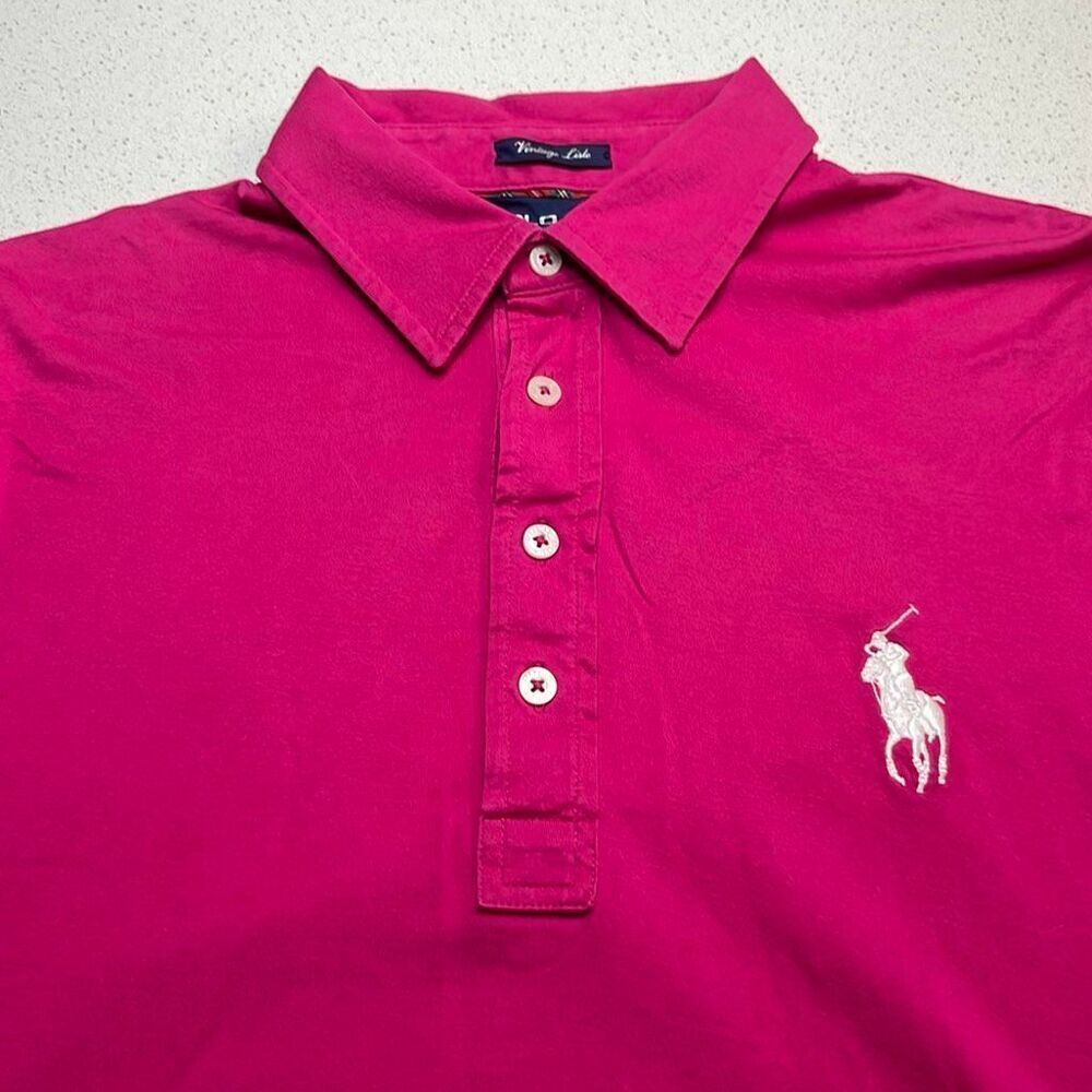 Polo Golf Ralph Lauren Big Pony “Titleist” “AJGA” Players Vintage Lisle Golf Pol
